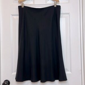 Escada Black Skirt Size 44 Solid Black Vintage Designer